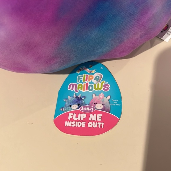 Flipamallow 12” reversible unicorn and dragon NWT - Picture 3 of 6